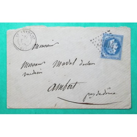 N°29 GC 3504 ST ANTHEME PUY DE DOME POUR AMBERT 1868