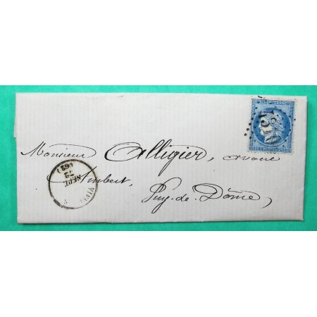 N°60A GC 4310 VIVEROLS PUY DE DOME POUR AMBERT 1872