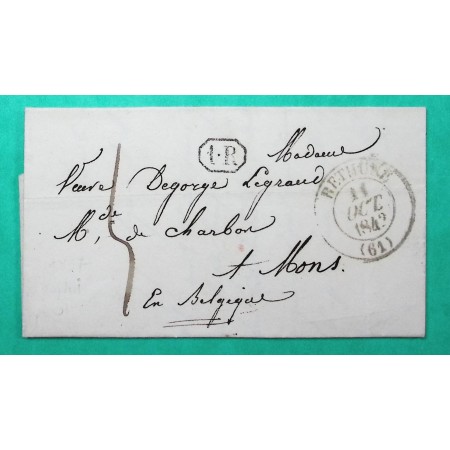 copy of copy of copy of MARQUE 36 STE MAURE INDRE ET LOIRE POUR ST MATHURIN MAINE ET LOIRE 31x8 1831 LETTRE COVER FRANCE