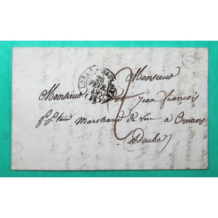 copy of copy of copy of copy of copy of copy of MARQUE 36 STE MAURE INDRE ET LOIRE POUR ST MATHURIN MAINE ET LOIRE 31x8 1831 LET