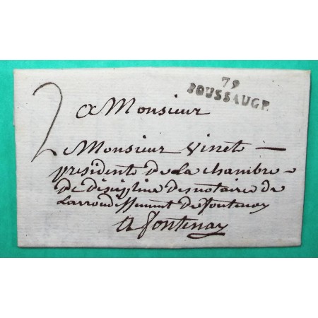 MARQUE 79 POUSSAUGE POUZAUGES VENDEE POUR FONTENAY LE COMTE 32x9