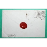N°14B PC 1847 MALESHERBES LOIRET POUR MONTELIMAR DROME 1861 LETTRE COVER FRANCE