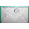 N°311 + 358 + 359 + 363 + 365 BLOC DE 4 COIN DATE PAIX RECOMMANDE PAR AVION POUR TANANARIVE MADAGASCAR 1937 COVER FRANCE