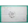 CAD TYPE 13 VALENCE ROUGE DROME DECIME RURAL POUR ST JEAN DE MOIRANS ISERE 1833 LETTRE COVER FRANCE