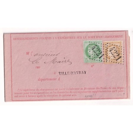 N°53 + 55 GC 4221 SUR AVIS DE CHARGEMENT ROSE COMPLET