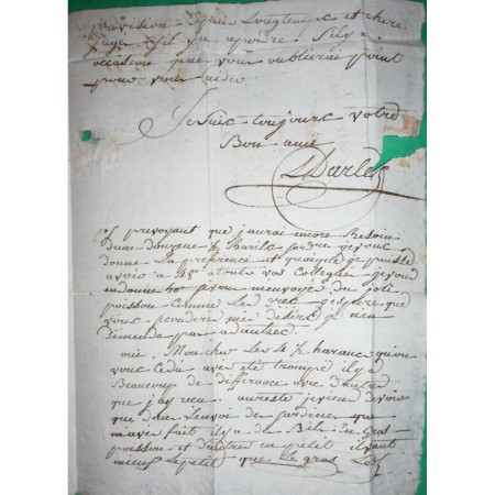 MARQUE 30 CASTEL SARRASIN HAUTE GARONNE TARN ET GARONNE POUR BORDEAUX GIRONDE 47x10 1807 LETTRE COVER FRANCE