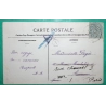 N°111 BLANC CARTE POSTALE VINCELLES YONNE BOITE RURALE A VINCELOTTES TAXE ANNULEE POUR PARIS LETTRE COVER FRANCE