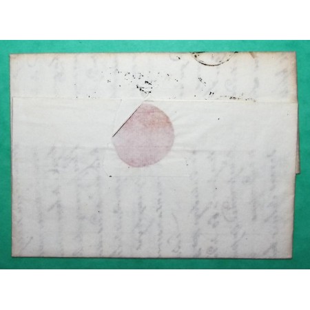 MARQUE 113 LIVOURNE DEPARTEMENT CONQUIS POUR LYON RHONE 1810 LETTRE COVER FRANCE