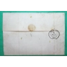 N°14 VARIETE POSTFS PC 1818 LYON RHONE POUR BOURGOIN JALLIEU ISERE 1860 LETTRE COVER FRANCE