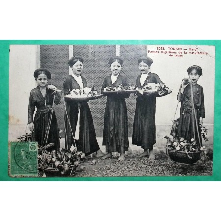 CARTE POSTALE BATTAMBANG CAMBODGE INDOCHINE FRANCAISE POUR MOHON 1909 LETTRE COVER FRANCE