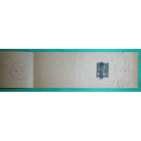 ENTIER SEMEUSE 2C ANNULE COLLIER DE SAC SNCF CONVOYEUR LIGNE ST GERMAIN DES FOSSES A LYON RARE 1944 LETTRE COVER FRANCE