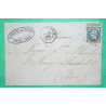 N°22 VARIETE PIQUAGE A CHEVAL GC 4317 VOIRON ISERE BELLE FACTURE POUR BOUGE CHAMBALUD 1867 LETTRE COVER FRANCE