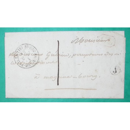 CAD TYPE 15A ST GERMAIN LES BELLES HAUTE VIENNE PRECOCE? CL CORRESPONDANCE LOCALE TAXE 1 BOITE RURALE J 1844 FRANCE