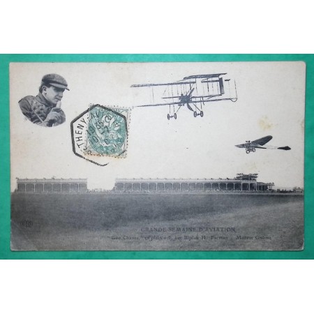 N°111 BLANC CACHET BETHENY AVIATION MARNE CARTE POSTALE POUR ARGENTEUIL SEINE ET OISE 1910 LETTRE COVER FRANCE