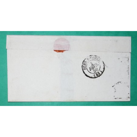 CAD TYPE 15 SEINE PORT SEINE ET MARNE TAXE TAMPON 2 POUR SENS YONNE 1850 LETTRE COVER FRANCE