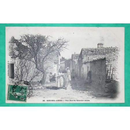 N°137 SEMEUSE CONVOYEUR LIGNE STE B. DU TLELAT A SIDI BEL ABBES ALGERIE CARTE POSTALE POUR VERSAILLES COVER FRANCE