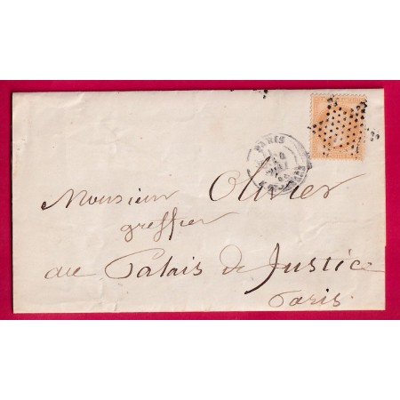 N°28 PARIS ETOILE PLEINE R ST-LAZARE POUR PARIS LETTRE