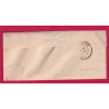 CURSIVE 45 BEAUVILLE LOT ET GARONNE DATEUR B POUR AGEN 1853 INDICE 16 LETTRE