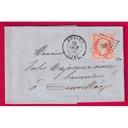 N°16 PC 540 BRIVES CORREZE POUR AURILLAC CANTAL LETTRE