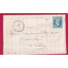 N°22 GC 1666 GOAREC COTES DU NORD CAD TYPE 22 OR LES SALLES POUR LOUDEAC LETTRE