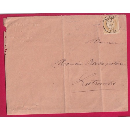 N°59 CAD TYPE 17 LAPLEAU CORREZE POUR LATRONCHE LETTRE