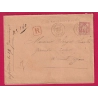 N°94 CAD TYPE 18 CORBIGNY NIEVRE 1893 LETTRE RECOMMANDE POUR DIJON LETTRE