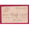 MARQUE VIRE CALVADOS EN ROUGE 1751 LENAIN N°1A INDICE 15 POUR PARIS LETTRE