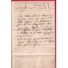 MARQUE VIRE CALVADOS EN ROUGE 1751 LENAIN N°1A INDICE 15 POUR PARIS LETTRE