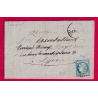 N°45A GC 1300 DIEULEFIT DROME POUR LYON 21 .12.1870 LETTRE