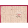 MARQUE BUREAU DU CARROUSEL PARIS 1830 AU VERSO POUR TOULOUSE HAUTE GARONNE RARE LETTRE