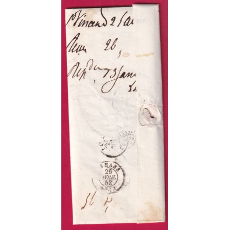 CAD TYPE 15 GRAND LUCE BOITE RURALE G ST VINCENT DE LOROUER SARTHE POUR ANGERS MAINE ET LOIRE LETTRE