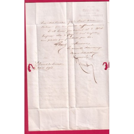 CAD TYPE 15 GRAND LUCE BOITE RURALE G ST VINCENT DE LOROUER SARTHE POUR ANGERS MAINE ET LOIRE LETTRE