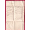 CAD TYPE 11 PONS CHARENTE DECIME RURAL DE SAUJON 1835 POUR SAINTES LETTRE