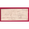 CAD TYPE 15 SAUMUR MAINE ET LOIRE 1850 BOITE RURALE N COUDRAY POUR ANGERS LETTRE