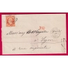N°23 GC 5083 CONSTANTINOPLE TURQUIE BFE POUR LYON RHONE LETTRE