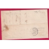 N°35 X2 MONTPELLIER HERAULT 20 JUIN 1872 POUR BOURGOIN TARIS IMPRIME LETTRE