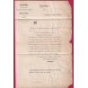 N°35 X2 MONTPELLIER HERAULT 20 JUIN 1872 POUR BOURGOIN TARIS IMPRIME LETTRE