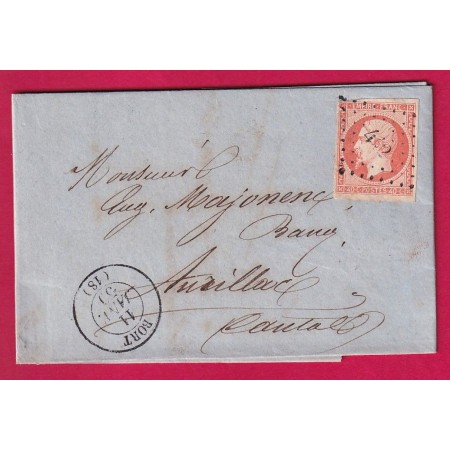 N°16 PC 442 BORT CORREZE POUR AURILLAC CANTAL LETTRE