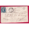 N°14 TTB PC 3561 VIC SUR AISNE OR AMBLENY POUR FAUGERES HERAULT LETTRE COVER