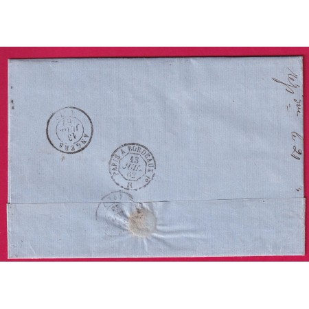N°14 PC 1208 ESTERNAY MARNE BOITE RURALE J LA FORESTIERE POUR ANGERS MAINE ET LOIRE LETTRE COVER FRANCE