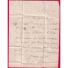 N°21 X2 PARIS LOSNAGE ROMAIN H BUREAU H POUR FELLETIN CREUSE 1863 LETTRE COVER FRANCE