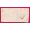 N°14 PC82 ANGLURE MARNE BOITE RURALE J ST JUST SAUVAGE POUR NOGENT SUR SEINE AUBE 1861 LETTRE COVER FRANCE