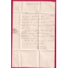 N°14 PC82 ANGLURE MARNE BOITE RURALE J ST JUST SAUVAGE POUR NOGENT SUR SEINE AUBE 1861 LETTRE COVER FRANCE