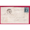 N°22 GC 1342 DOULLENS SOMME BOITE RURALE I TERRAMESNIL POUR LILLE NORD LETTRE COVER FRANCE