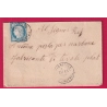N°60 CAD TYPE 17 MARSEILLE LES CROTTES POUR NARBONNE AUDE LETTRE COVER FRANCE