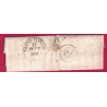 CAD TYPE 14 LA MAGISTERE TARN ET GARONNE 1841 POUR STE LIVRADE LOT ET GARONNE RARE INDICE 15 LETTRE COVER