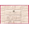 CAD TYPE 14 LA MAGISTERE TARN ET GARONNE 1841 POUR STE LIVRADE LOT ET GARONNE RARE INDICE 15 LETTRE COVER