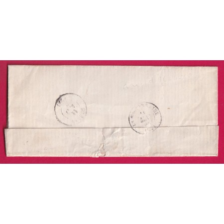 N°29 GC 3459 GARE DE LA SOUTERRAINE CREUSE + BM POUR GUERET LETTRE COVER