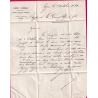 N°30 AMBULANT LYON A PARIS LOSANGE LP POUR GENEVE SUISSE LETTRE COVER