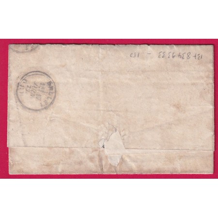 TAXE N°5 CAD TYPE 16 BELLEY + CAD TYPE 24 ROSSILLON AIN POUR LA MONTAGNE D'AMBLEON LETTRE COVER